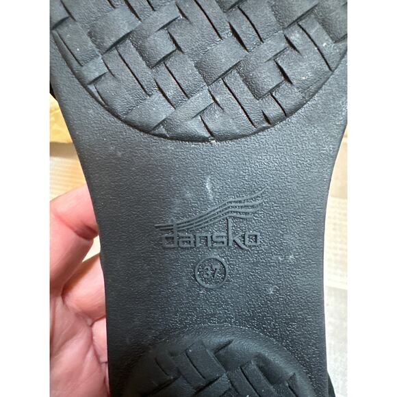 Dansko Jordyn Leather Adjustable Sandal in Black Size 37/ US 7 - Picture 7 of 7